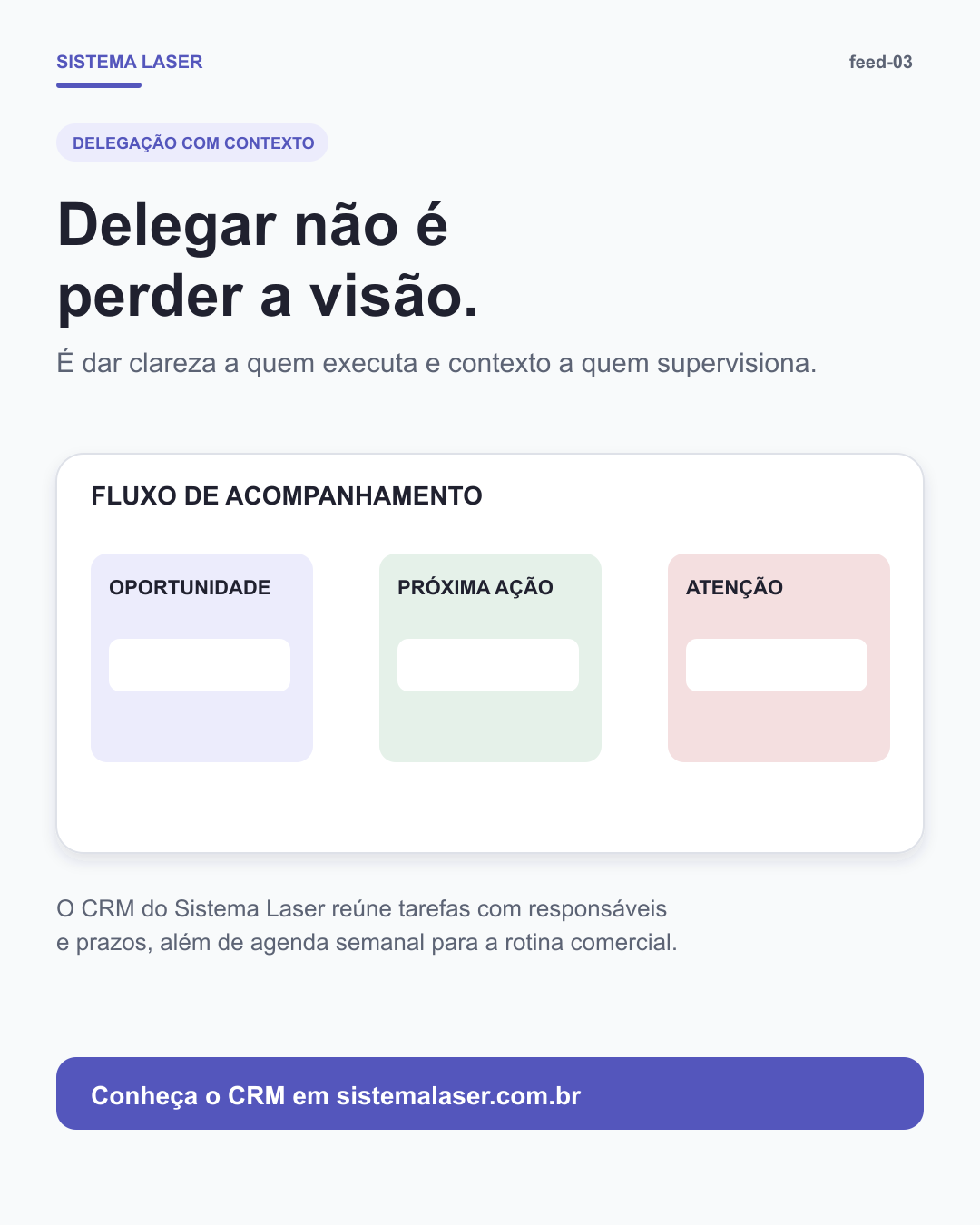 Fluxo de próximo passo comercial entre conversa, tarefa e acompanhamento