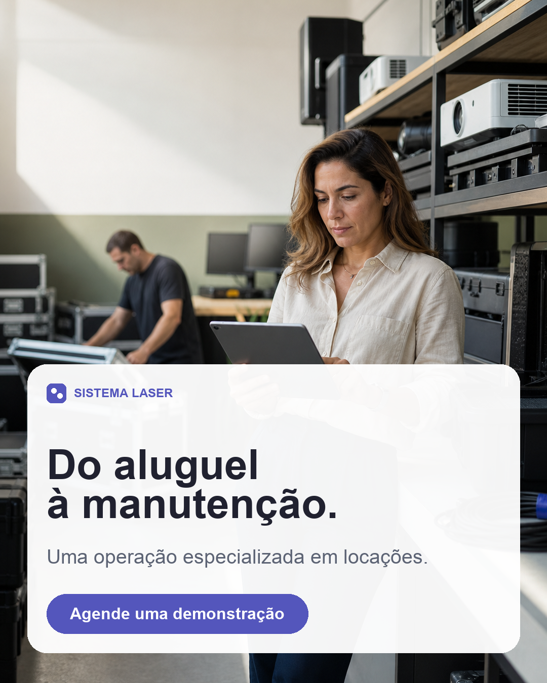 Gestão de equipamentos eletrônicos do aluguel à manutenção